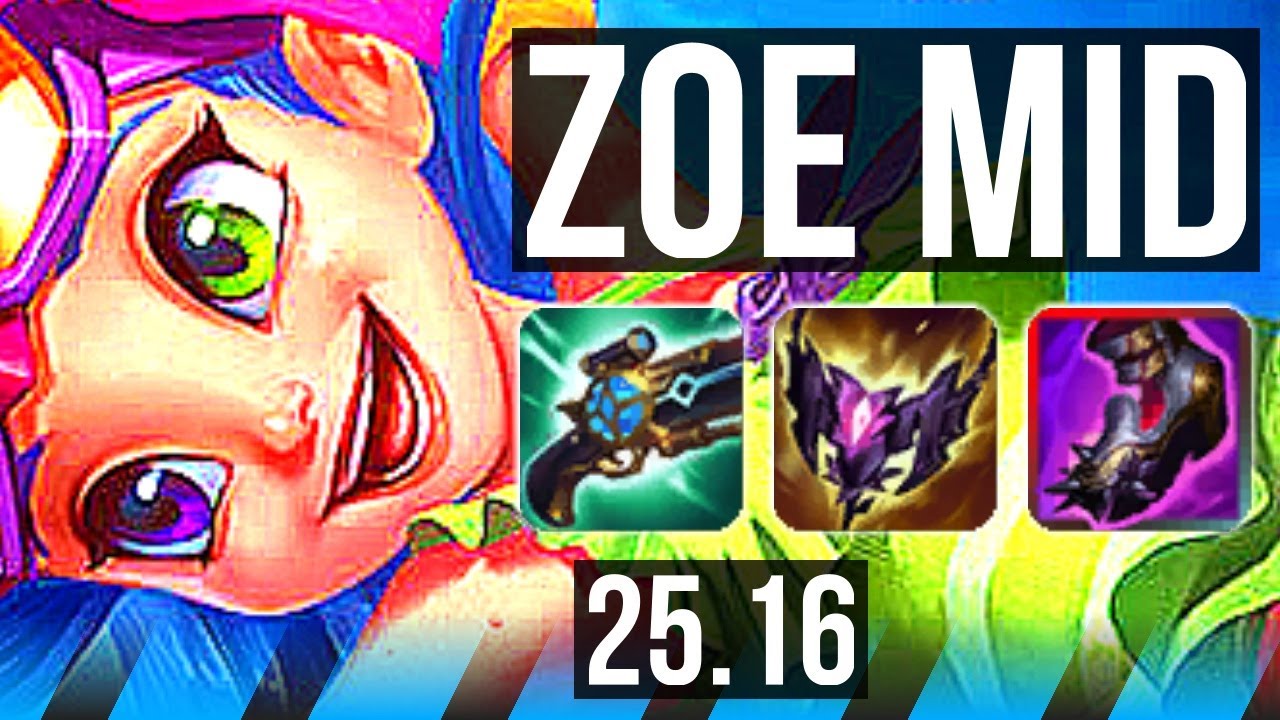 ZOE vs AHRI (MID) | 7/1/7 | KR Master | 25.16