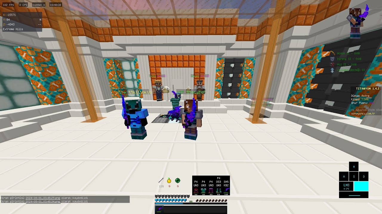 25 X GÖK KESME - NETHER PANDORA AÇIK ALAN (KARMA PVP)  GÖK İLE PANDORAYA GİRME ! | SURVİVAL TİTANYUM