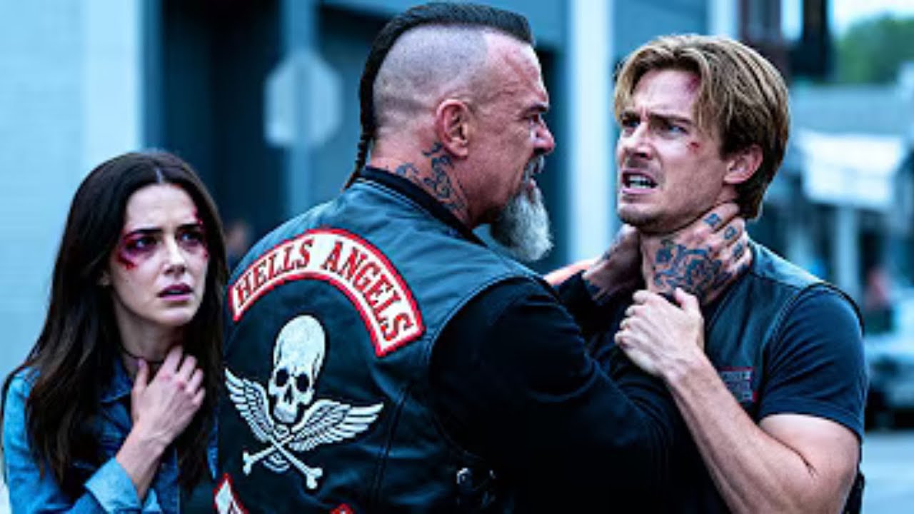 Ihr Ex verprügelte sie im Gasse – ein Hells-Angels-Mitglied erschien und erteilte ihm eine Lektion.