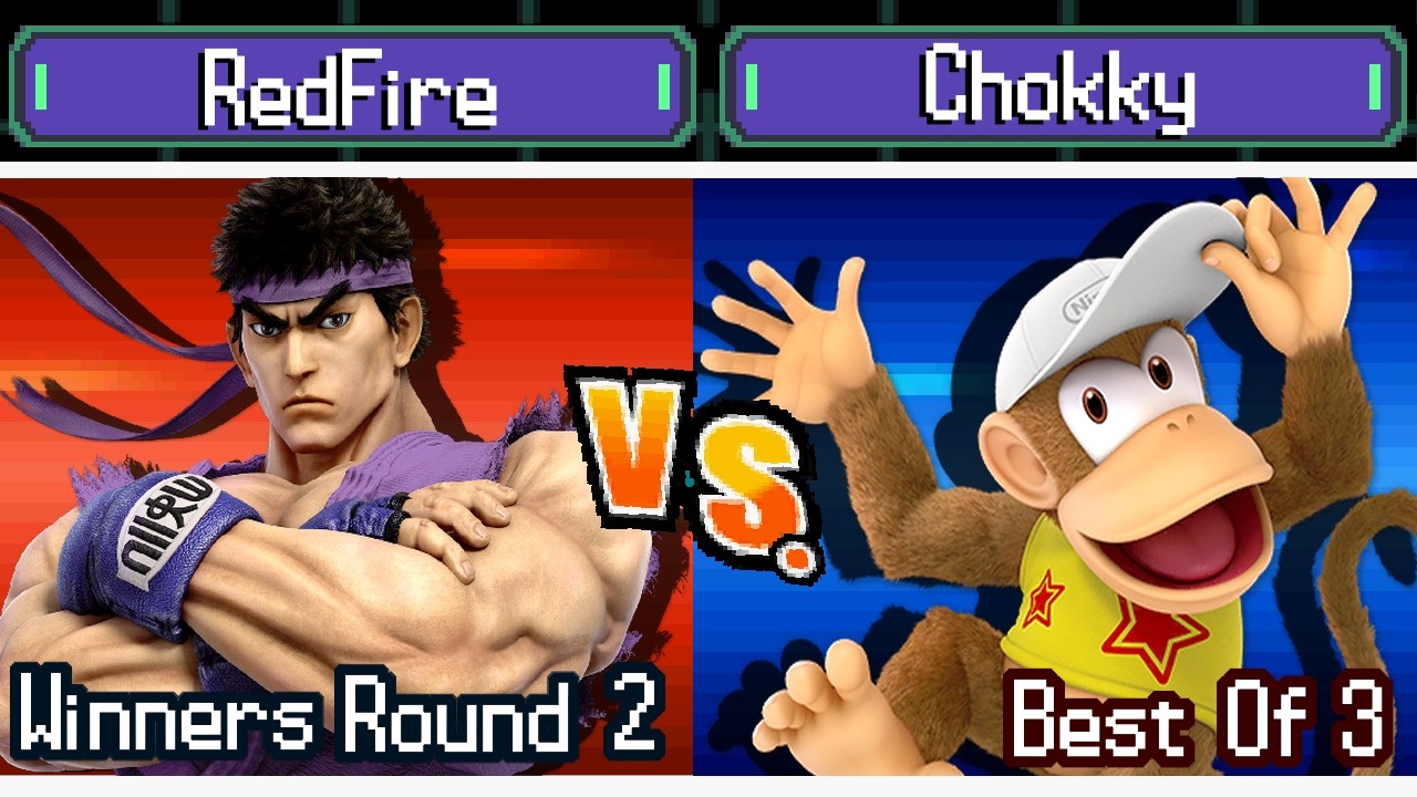 TurboBlaze - RedFire(Ryu) vs Chokky(Diddy Kong) - Winners Round 2