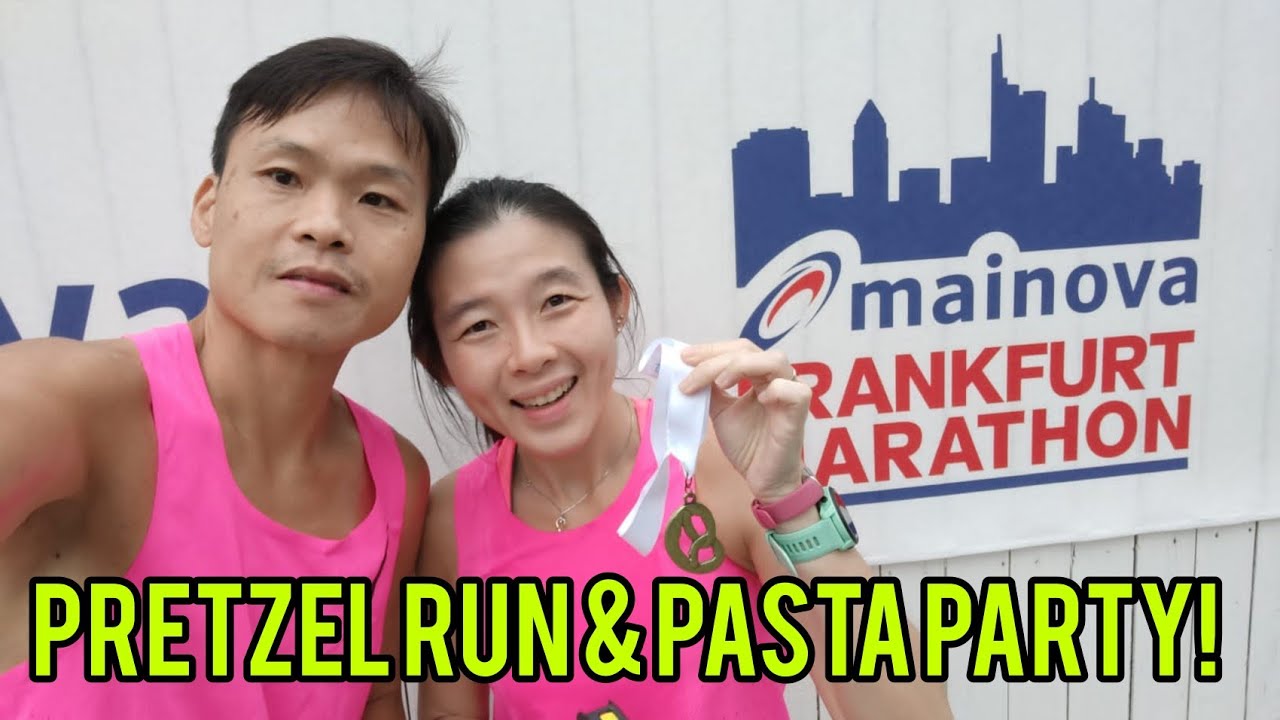 FRANKFURT MARATHON 2022 PRETZEL RUN AND PASTA PARTY