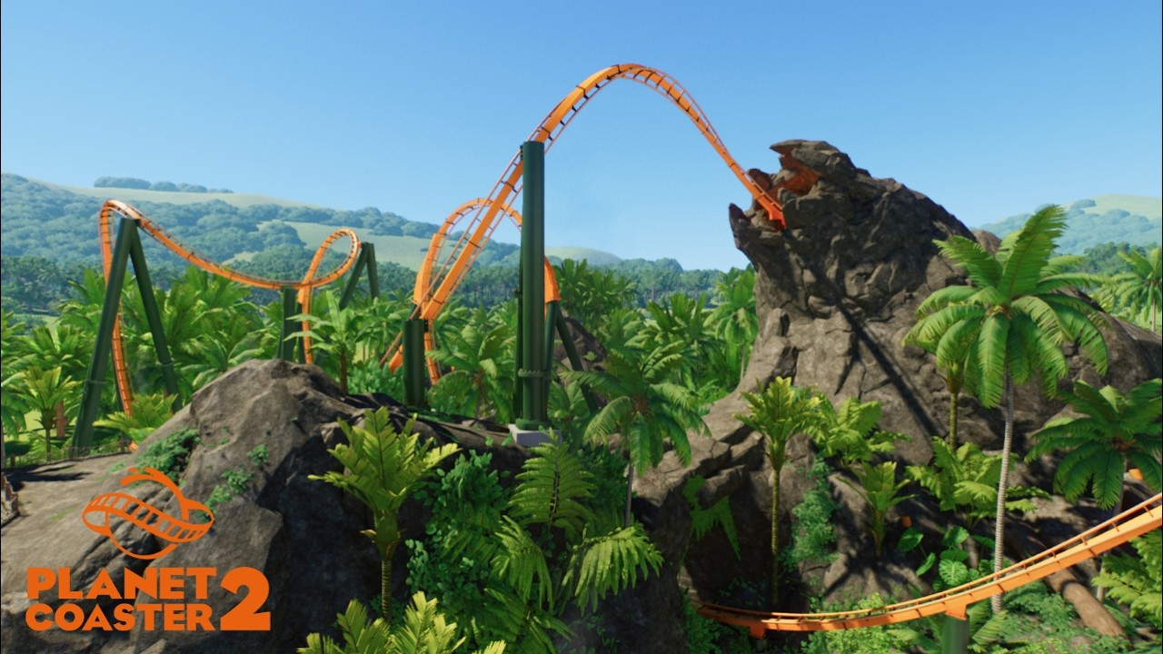 Planet Coaster 2: Vulkan (Walkthrough + Blueprint)