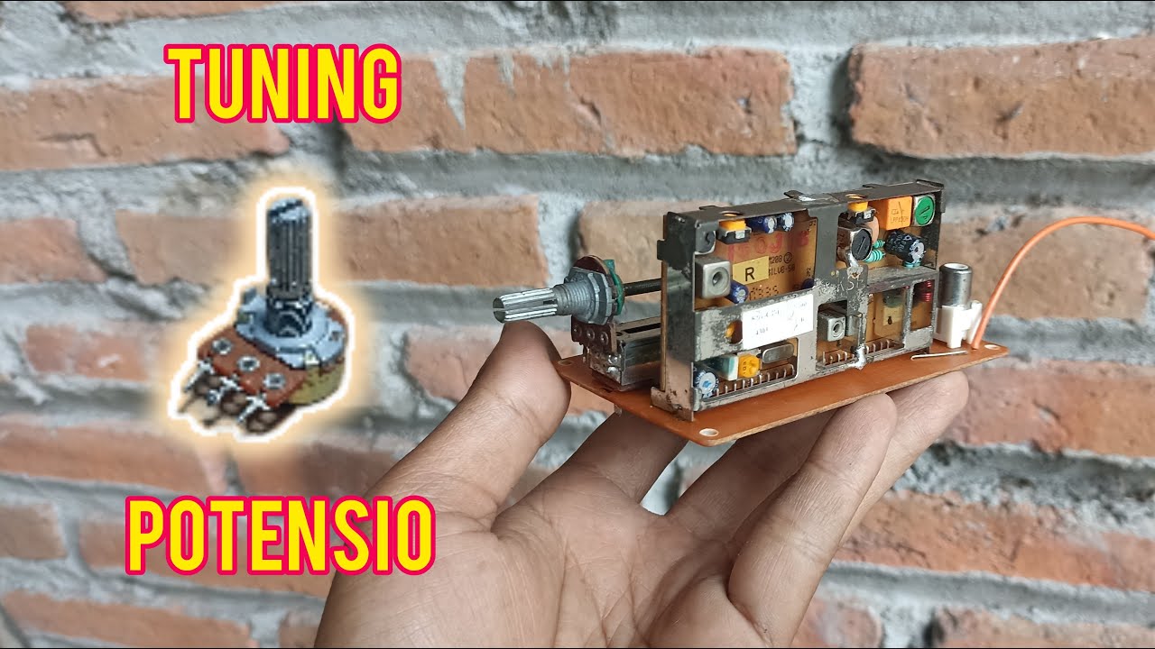 Cara merakit RADIO fm receiver dengan tuning potensio ✅ || membuat radio fm