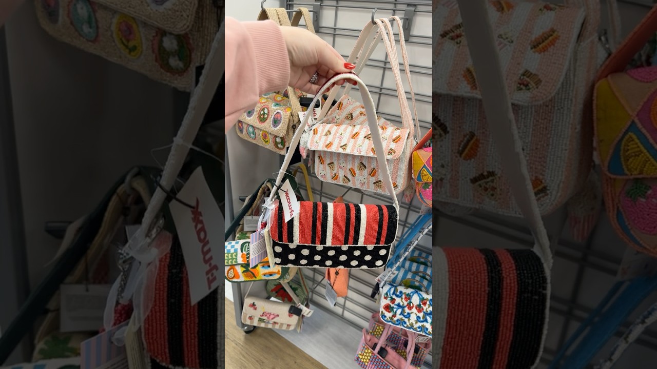 @tjmaxx #shopping #handbag #shoppingvlog #shopwithme #tjmaxxfinds #tjmaxx #beadedbag #handbags