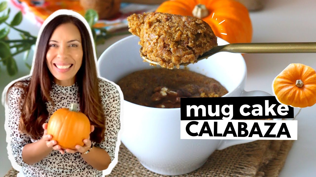 MUG CAKE fit - postre mega fácil y saludable de calabaza ♥︎ RECETAS LILY