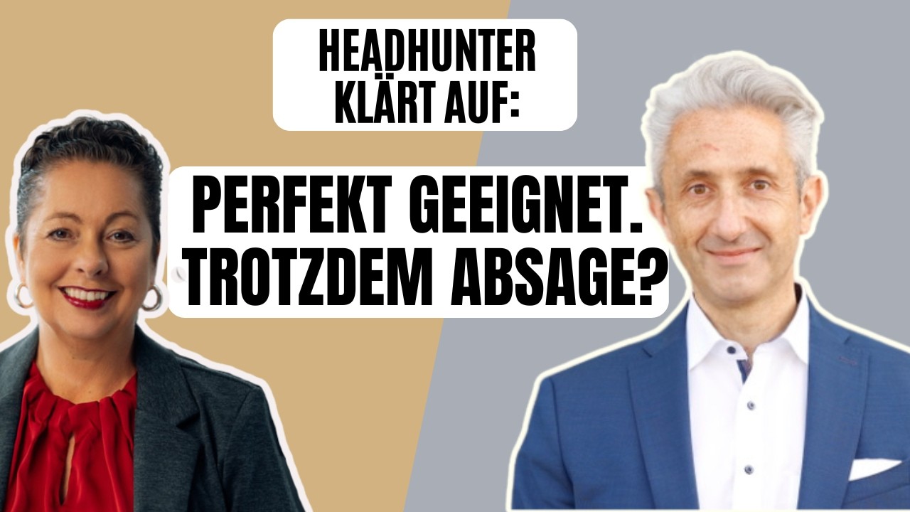 Sie sind perfekt geeignet – aber bekommen eine Absage? Headhunter Konrad Gorcks klärt auf