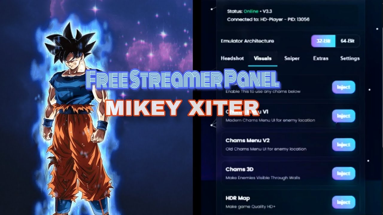 Free Fire Streamer Panel 🎯|| Phone Control Panel || Pc Streamer Panel Free Fire || Free Fire