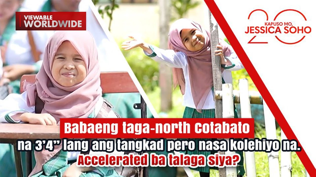 Babaeng 3&rsquo;4&rdquo; ang tangkad pero kolehiyo na. Accelerated ba talaga siya? | Kapuso Mo, Jessica Soho