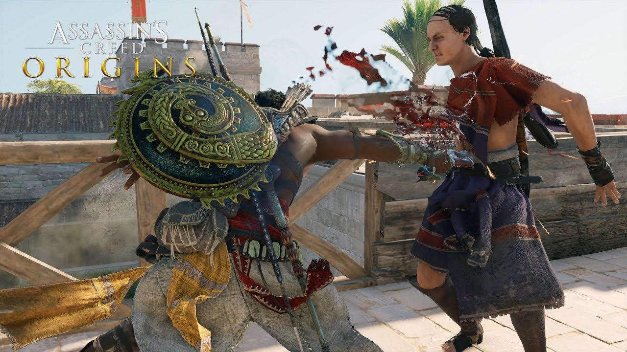 Assassin's Creed: Origins Stealth Action Kills Gameplay - Assassinating Gennadios The Phylakitai