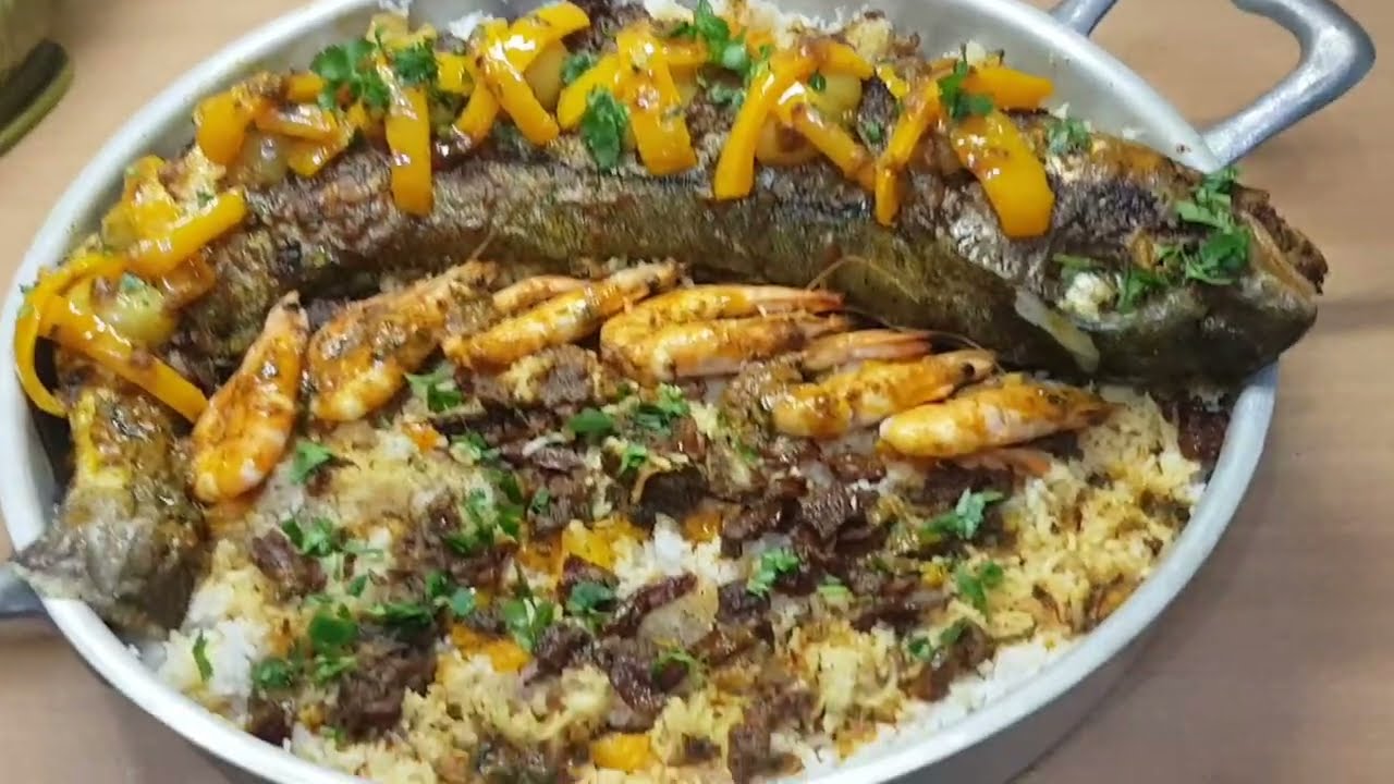 أسهل طريقة تحضير سمك بالأرز