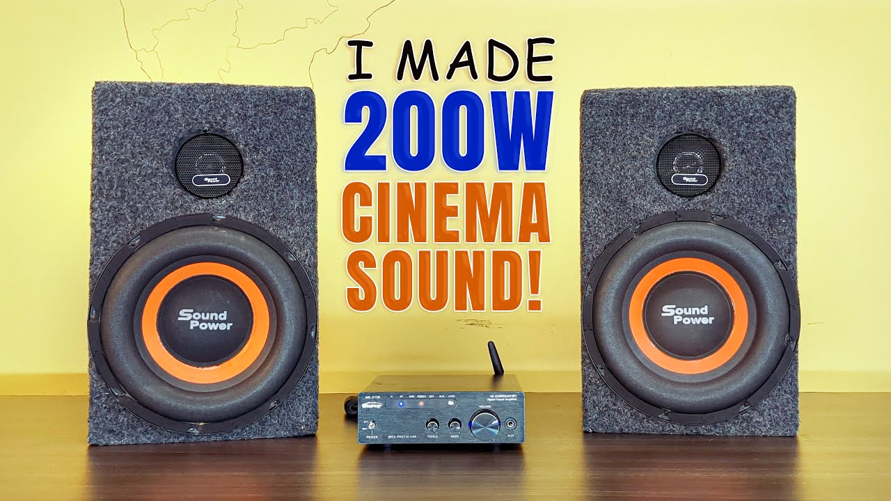 I Built the Ultimate 200W Dolby Passive Speaker Box at Home | Powerful Movie Theater Sound Quality 🔥