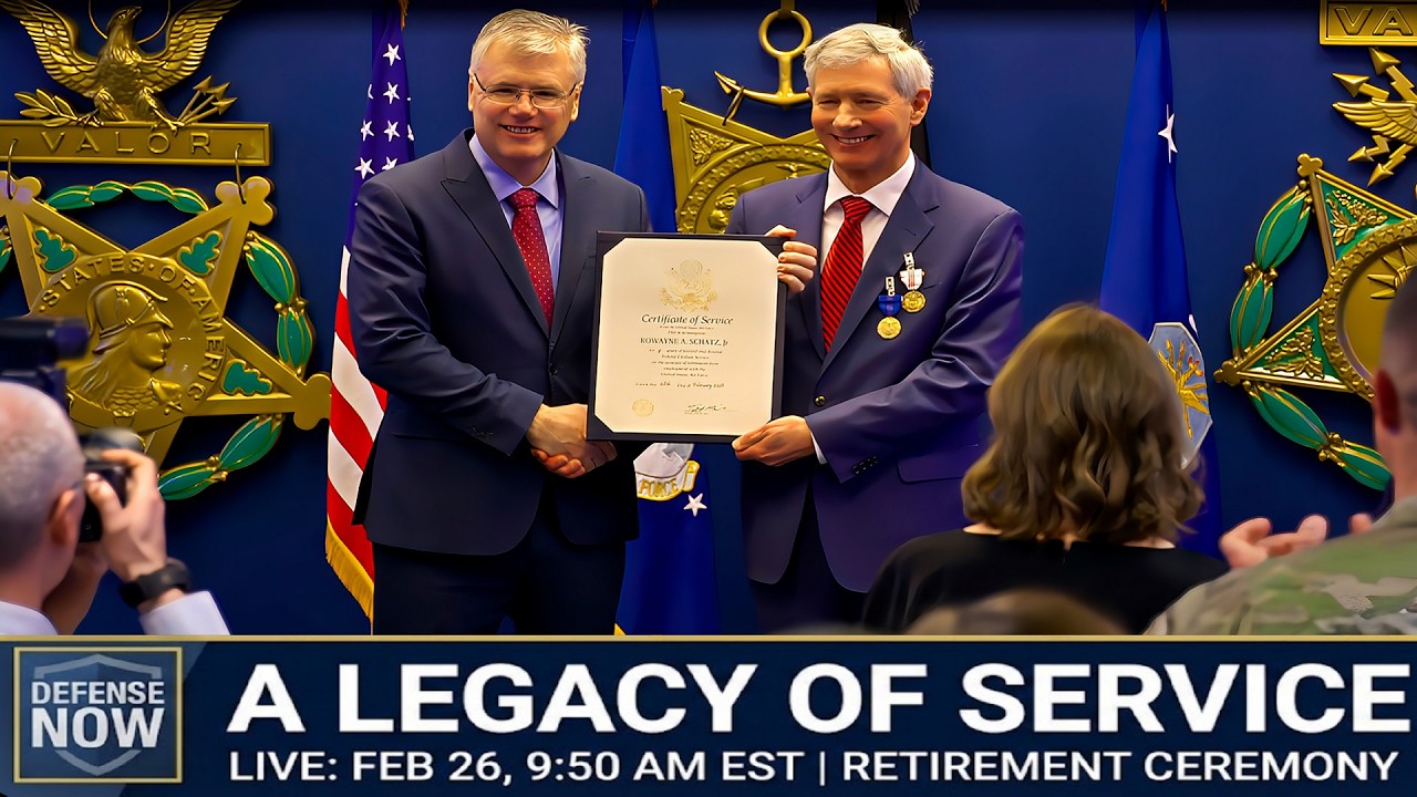 LIVE: Mr. Rowayne A. Schatz Jr. DoD Retirement Ceremony | Pentagon Farewell
