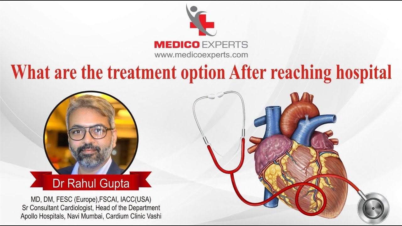 Major and minor Heart Attack treatment options in hospital