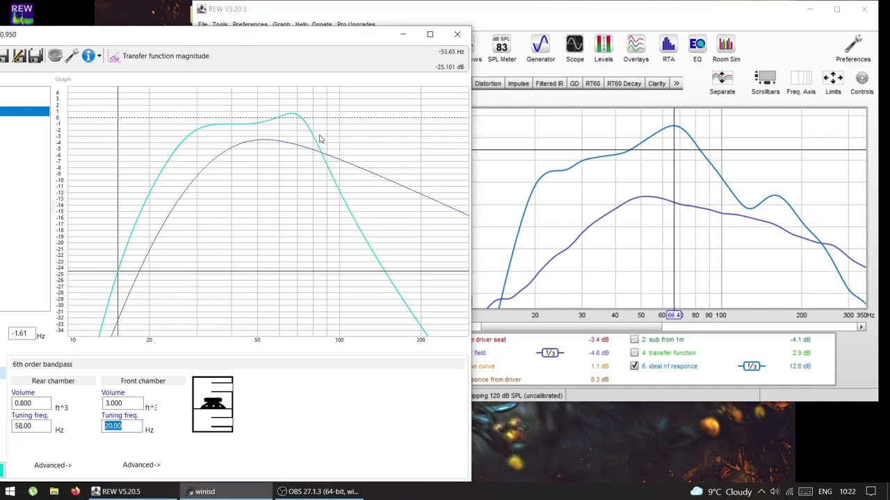 6th order bandpass for SQ, WHY???