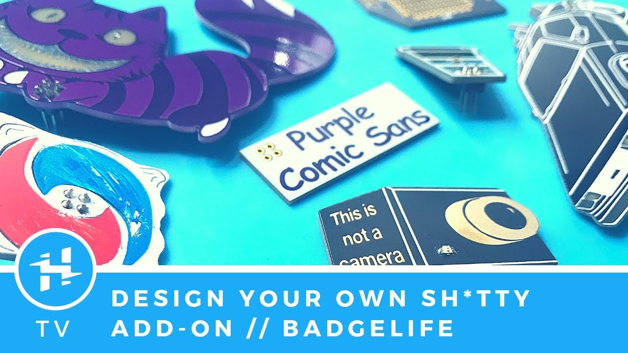 Design a Sh*tty Add-On in KiCad // #Badgelife