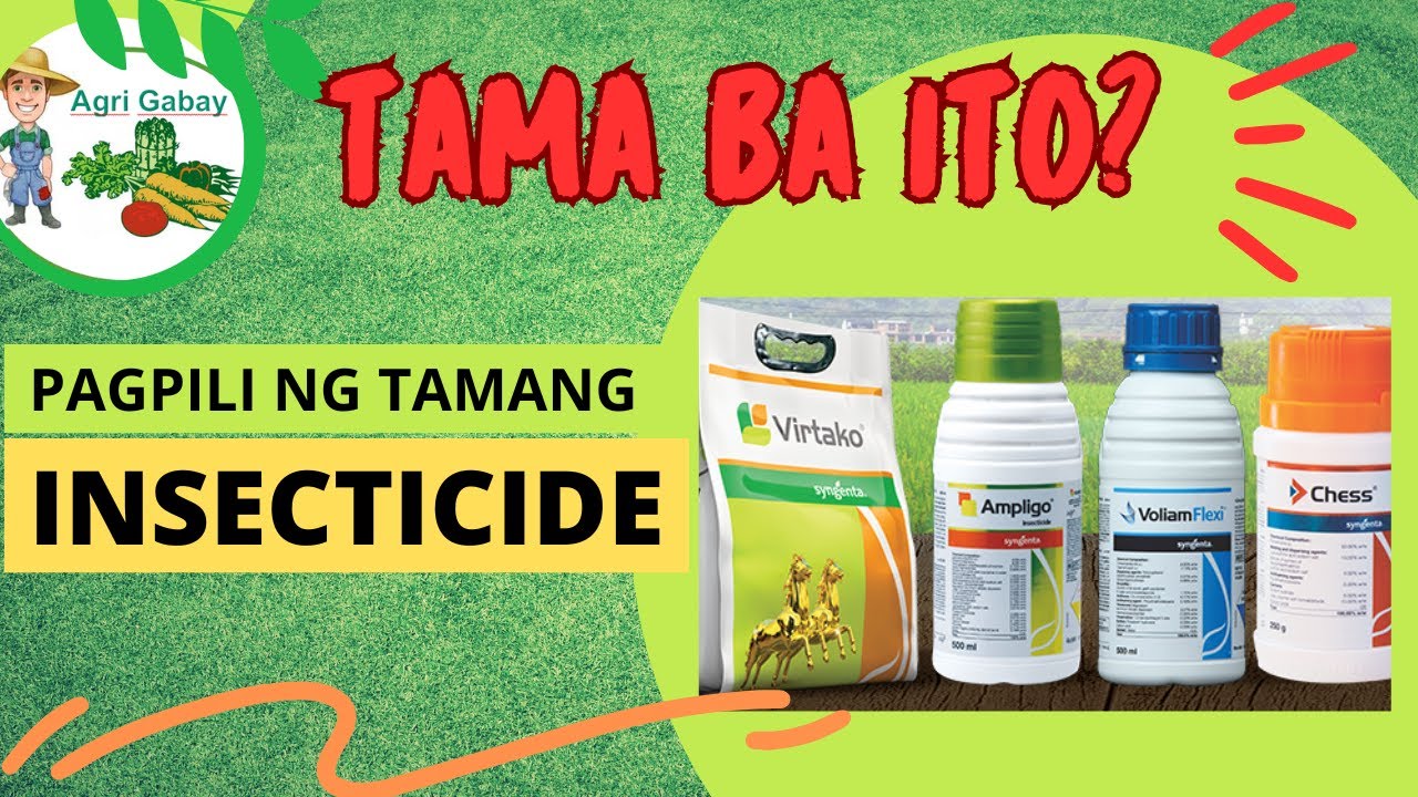 Paano pumili ng tamang Insectide (Pesticide) #farming #nature #agriculture #