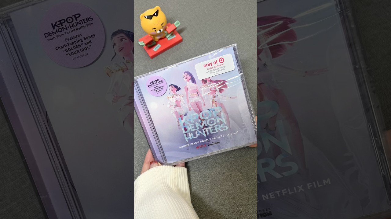 KPop Demon Hunters Target Exclusive Unboxing 🎯 Soundtrack From The Netflix Film #unboxing  #huntrix