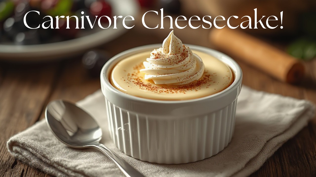 The BEST Carnivore Cheesecake (No Sugar, No Carbs!)