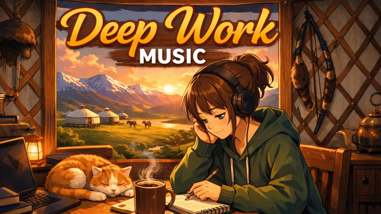 Deep Work Music - LoFi Beats for Focus, Studying, Productivity & Relaxing Background Ambience