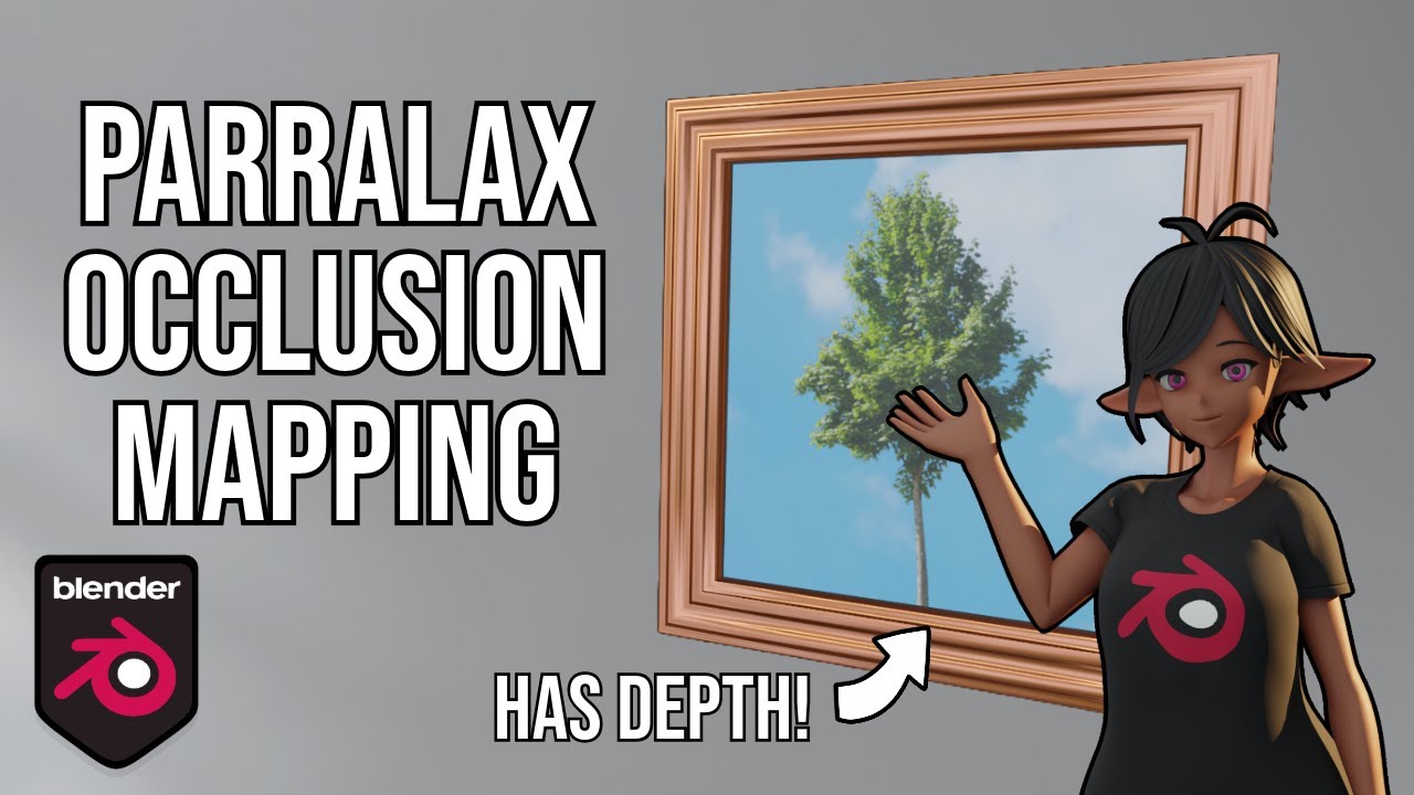 Blender 4.1 Parallax Occlusion Mapping for Beginners!