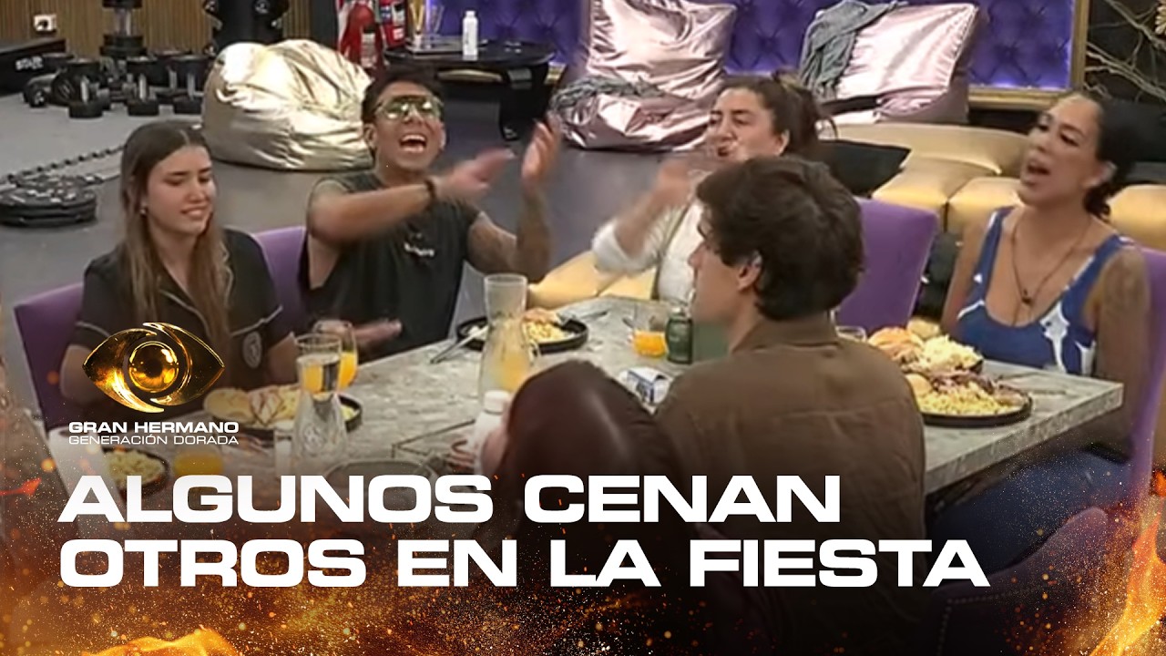 Se quedaron sin fiesta pero disfrutan de una buena cena - Gran Hermano 2026