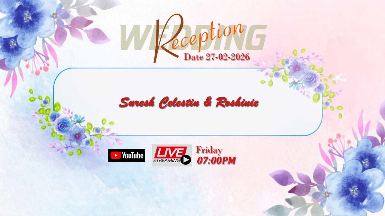Wedding Reception Suresh Celestin & Roshinie