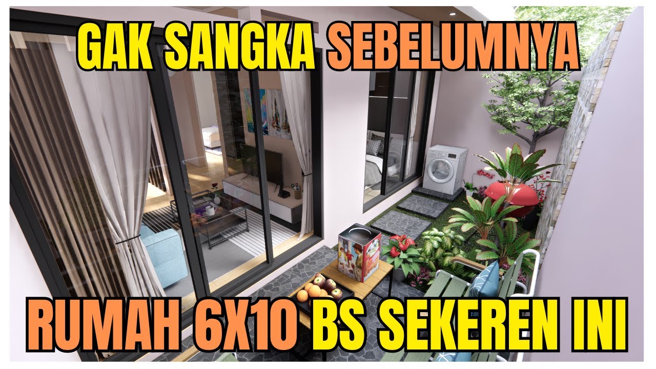 Bikin Geger! Rumah 6x10 Ternyata Bisa Punya Taman Secantik Ini! #rumahminimalis #viral