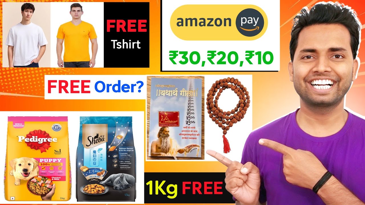 Earn ₹30, ₹40 Amazon Pay Free Gift Cards - Order Free T-shirts - 4 New Free Sample Offers 2026 ✅✅