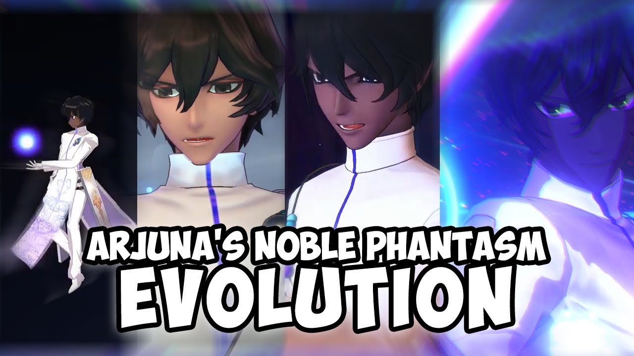 Arjuna's Noble Phantasm Evolution Throuth the Years -  FateGo/FateSR