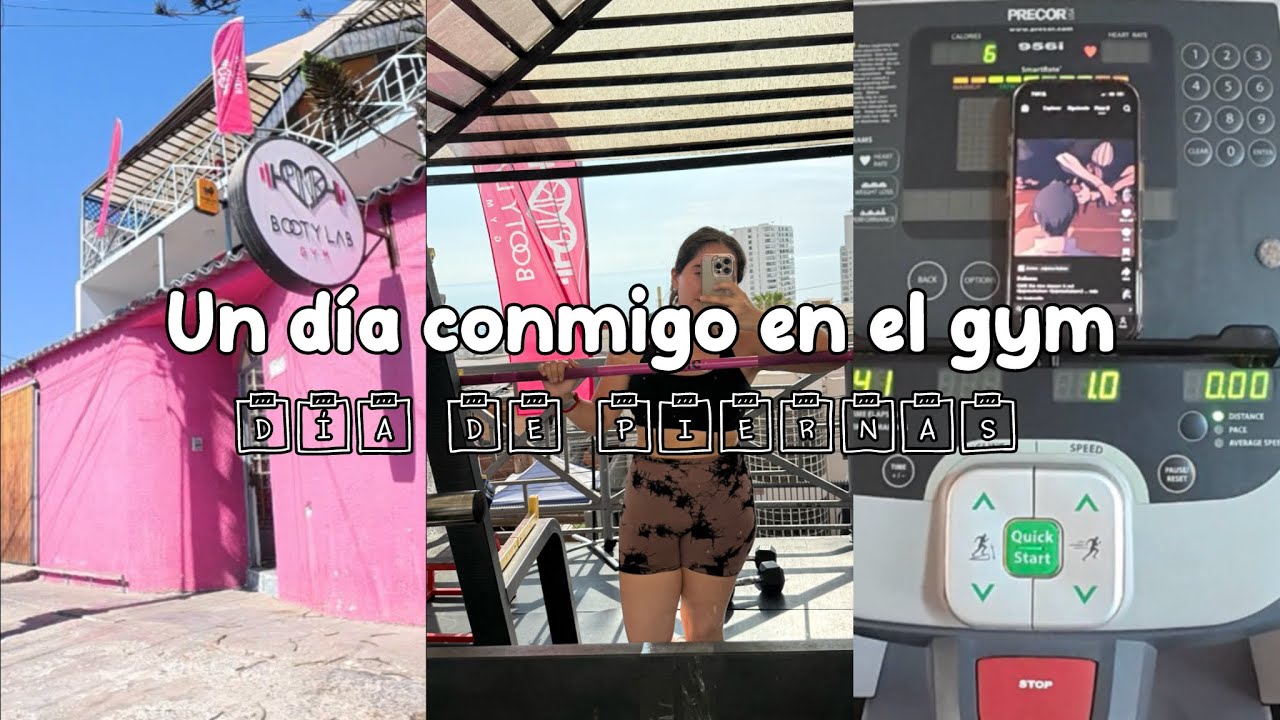 ✨Un día conmigo en el gym - día de piernas ✨