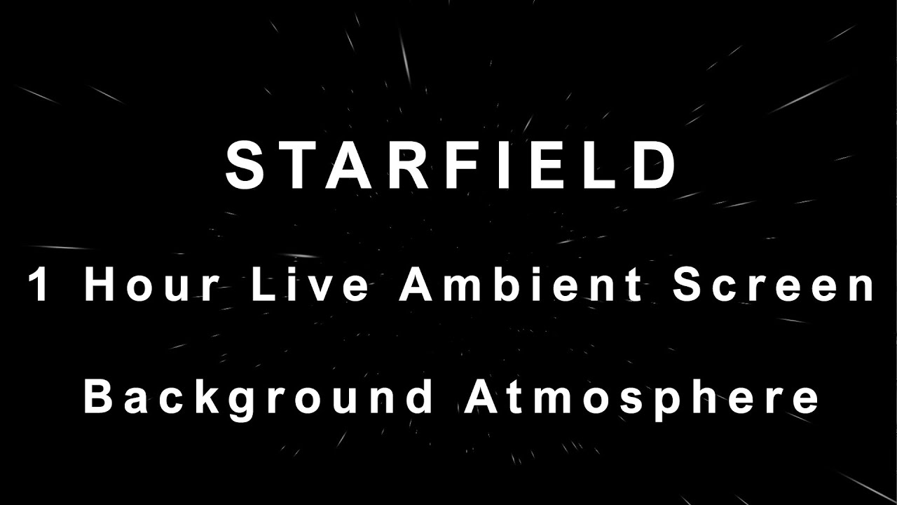 Stellar Flight - Starfield Animation | Sci-Fi Space Screensaver | Science Fiction Live Wallpaper 4K