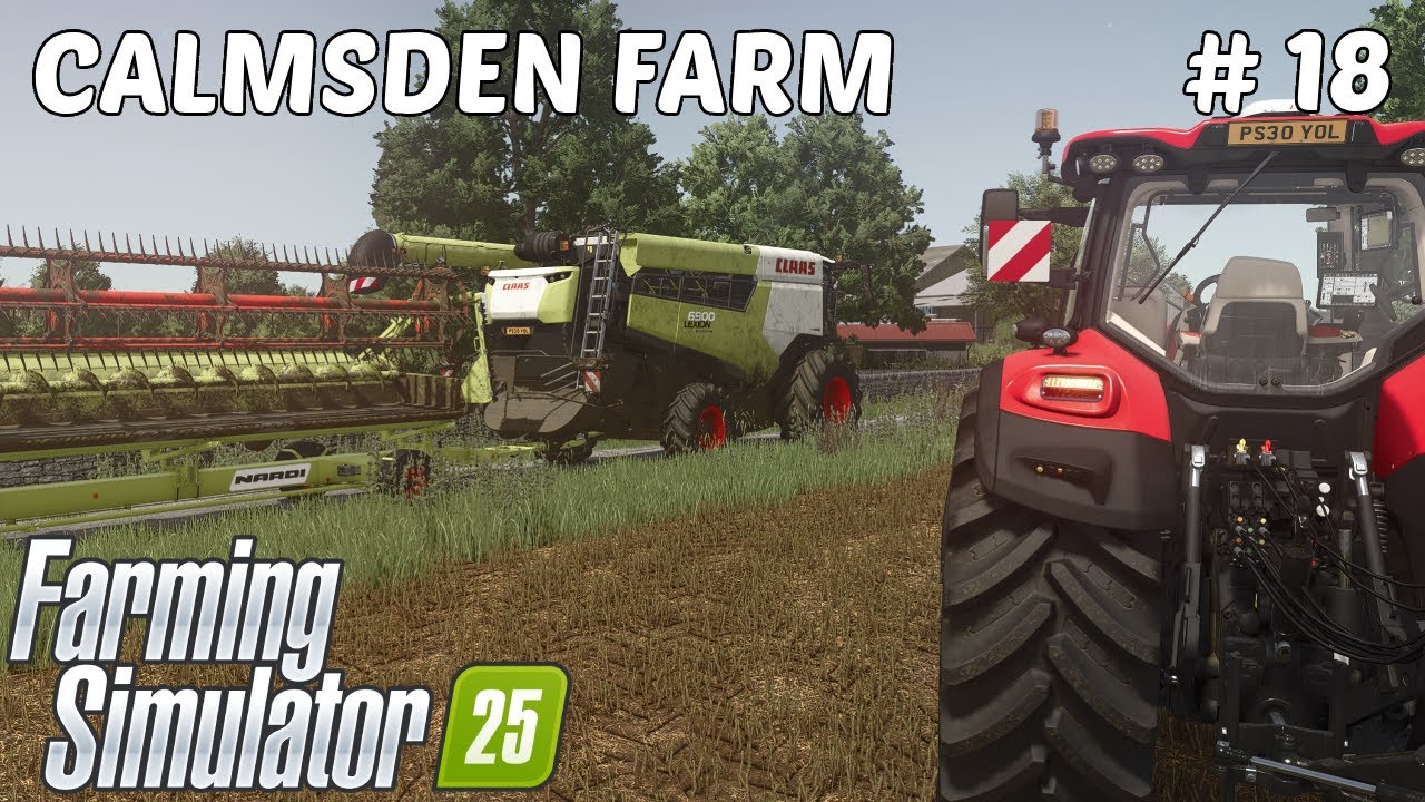 HARVEST DAY!🔹Calmsden Farm  Ep 18🔹Farming Simulator 25