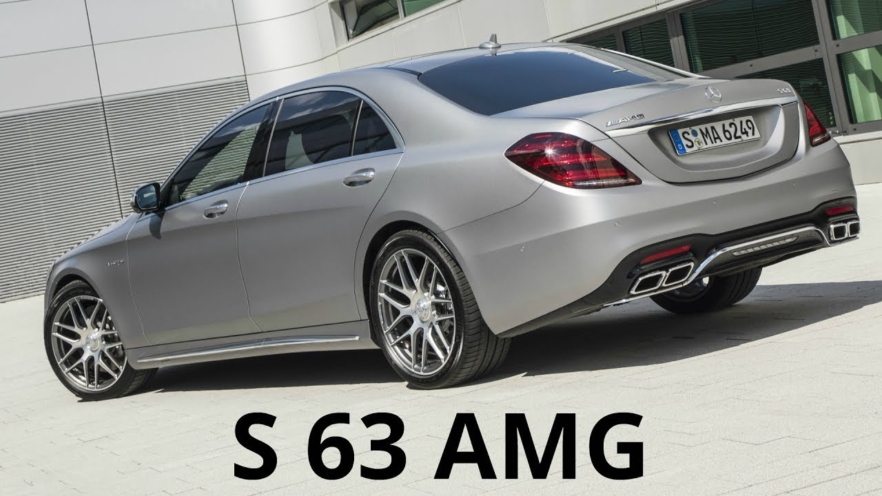 Mercedes S 63 AMG 4MATIC+ - V8 612 hp Engine Exhaust Sound