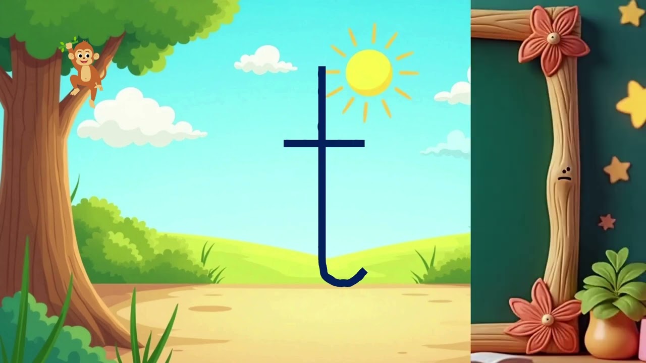 Let's Write Letter T