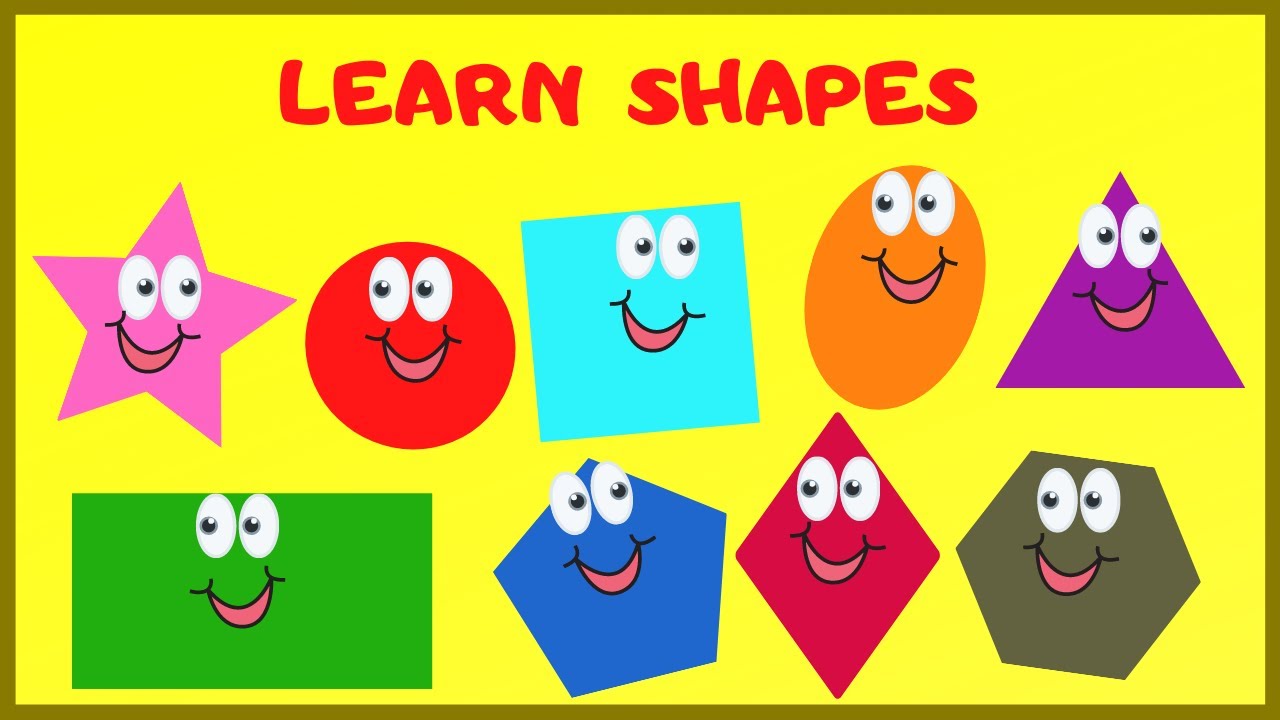 Learn Shapes with Spellings | Shapes for Kids | Preschool Learning.