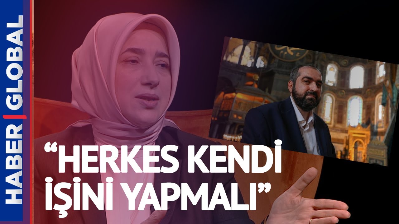 Özlem Zengin'den Ayasofya İmamı Mehmet Boynukalın'a: Herkes Kendi İşini Yapmalı