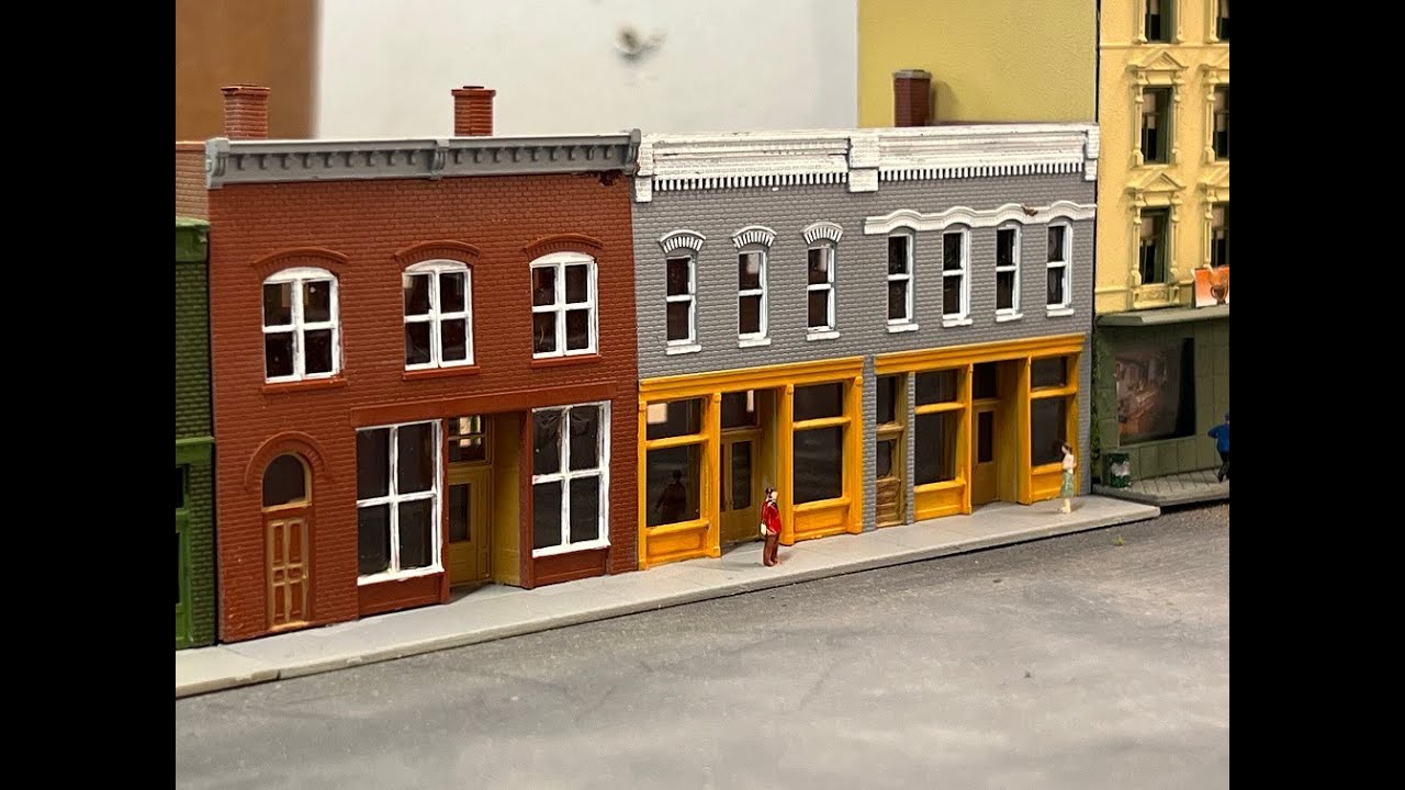 Walthers Merchant Row 3 N Scale Build / Review