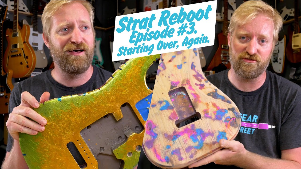 Strat Reboot #3 - Starting over, again - Definishing for refinishing and other misadventures.
