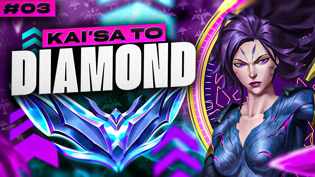 How to Play Kai'Sa in Low Elo - Kai'Sa Unranked to Diamond #3 | Kai'Sa ADC Gameplay Guide