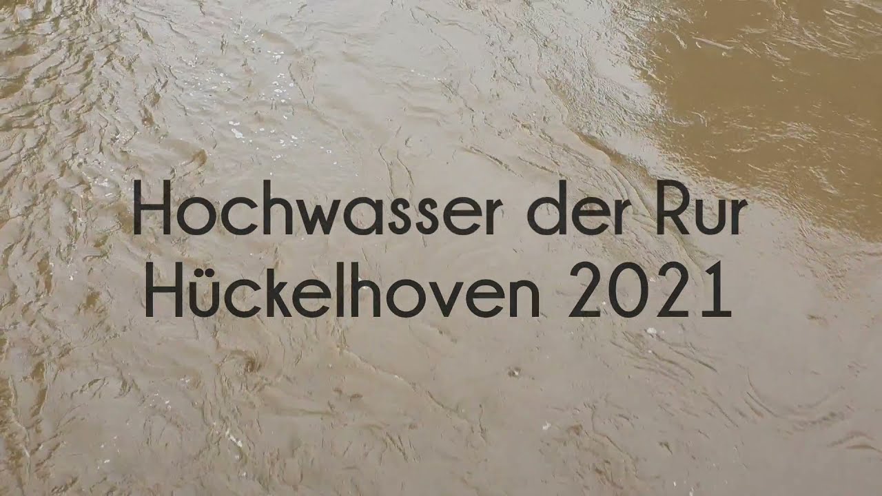 Rur - Hochwasser in Hückelhoven 15.7.2021