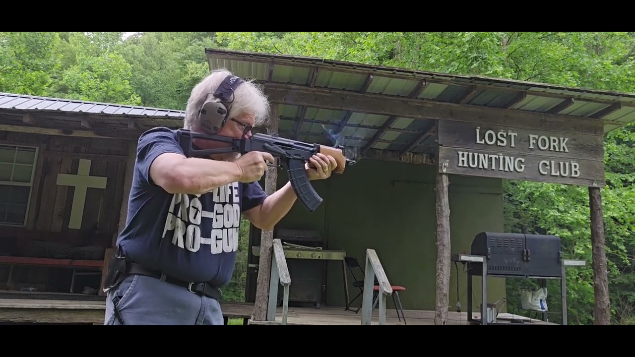 Micro Draco 7.62x39 Ak Pistol with S&B Tactical Brace