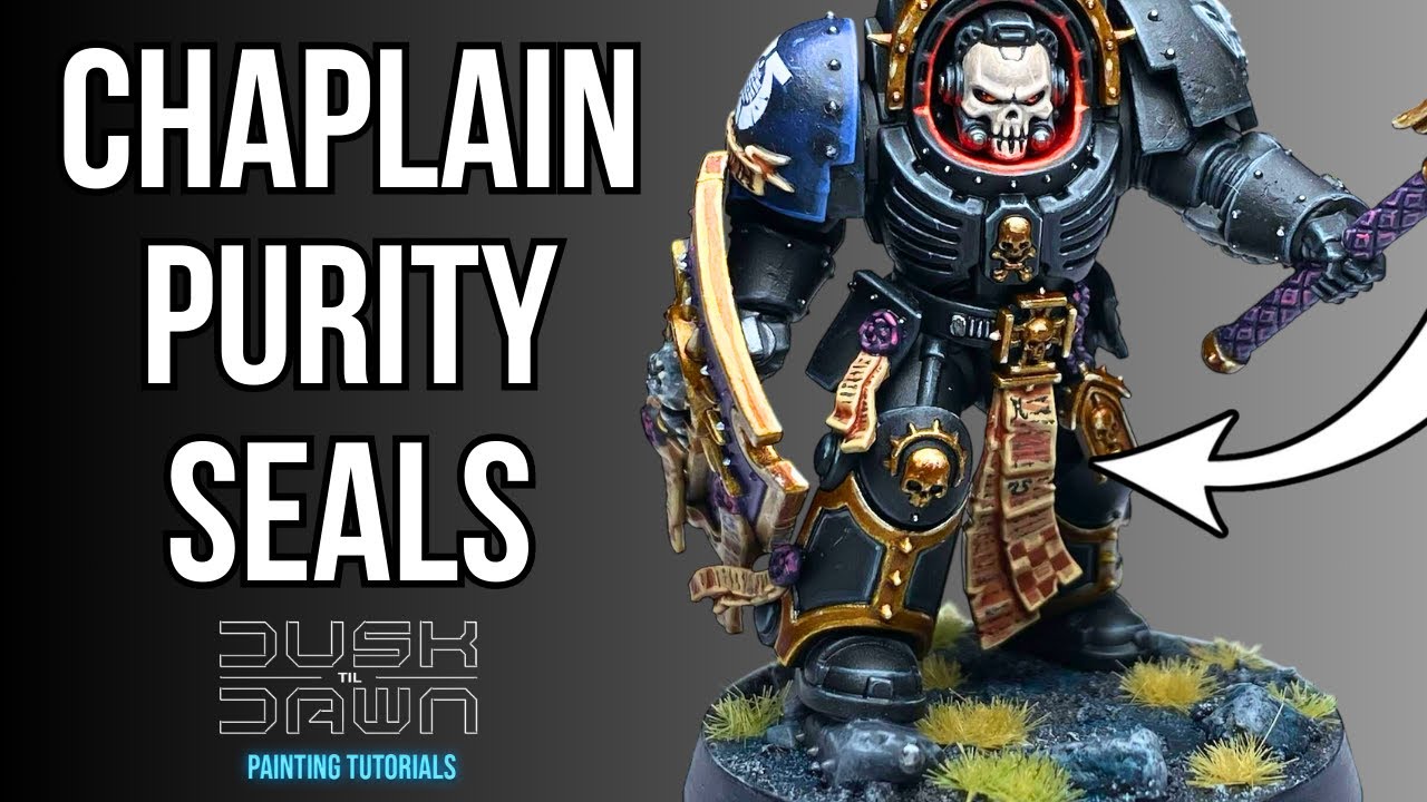 Как красить CHAPLAIN PURITY SEALS 40K