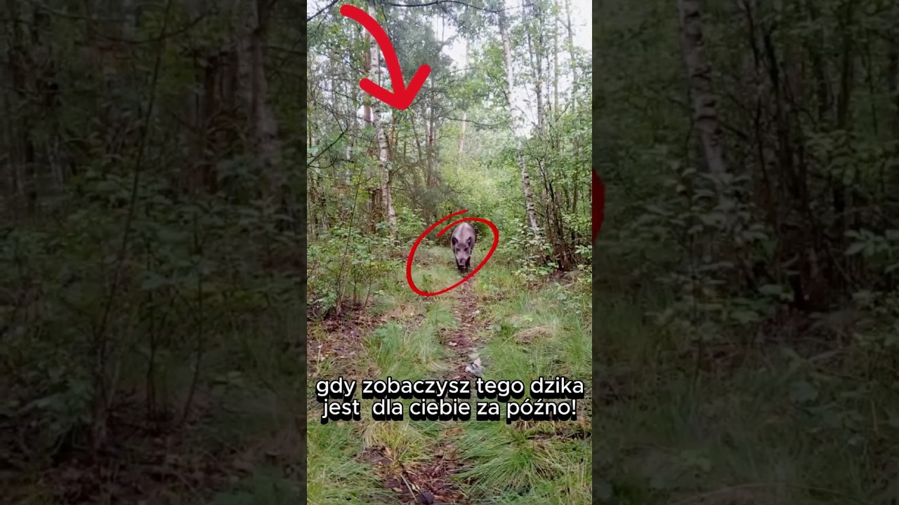 Co zrobić gdy spotkasz DZIKA w lesie?