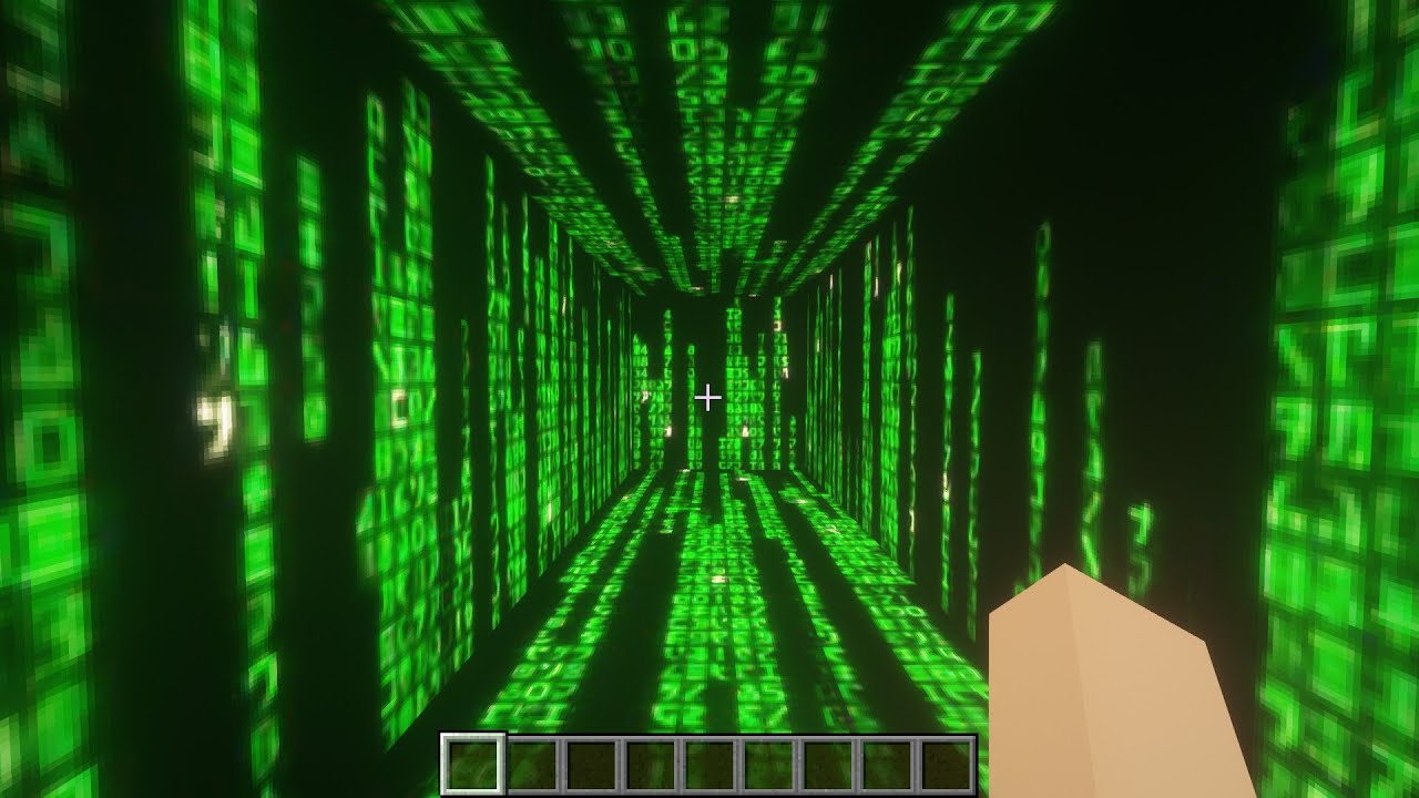 Minecraft, but it's the Matrix...