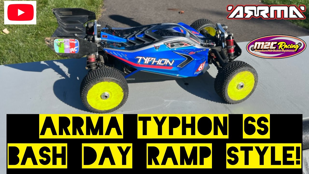 Arrma Typhon 6s aka the ￼missile ramp bash!!