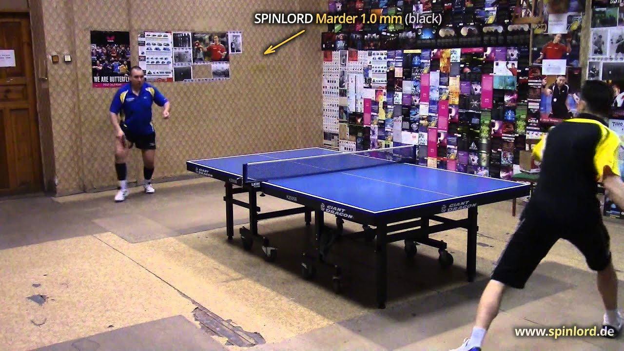 SPINLORD Marder 1 mm Mega-test: fantastic abilities of slow defensive rubber
