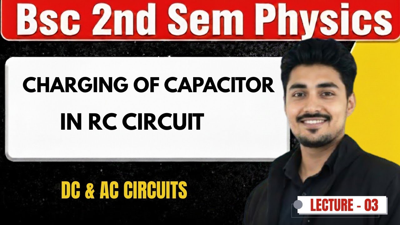 Charging Of A Capacitor Through RC Circuit | Growth Of Charge In RC Circuit | AC and DC Circuit | 