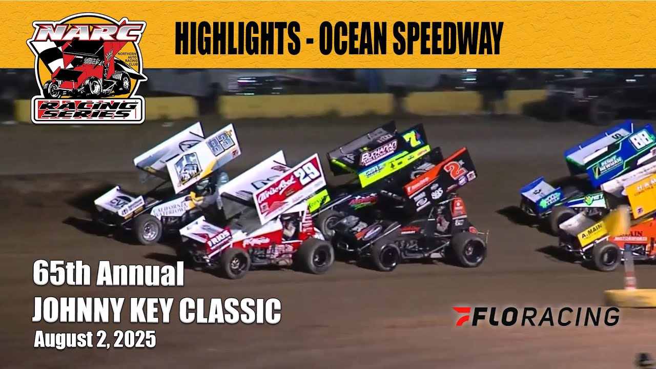 RACE HIGHLIGHTS: NARC SPRINT CARS @ OCEAN SPEEDWAY - AUGUST 2, 2025