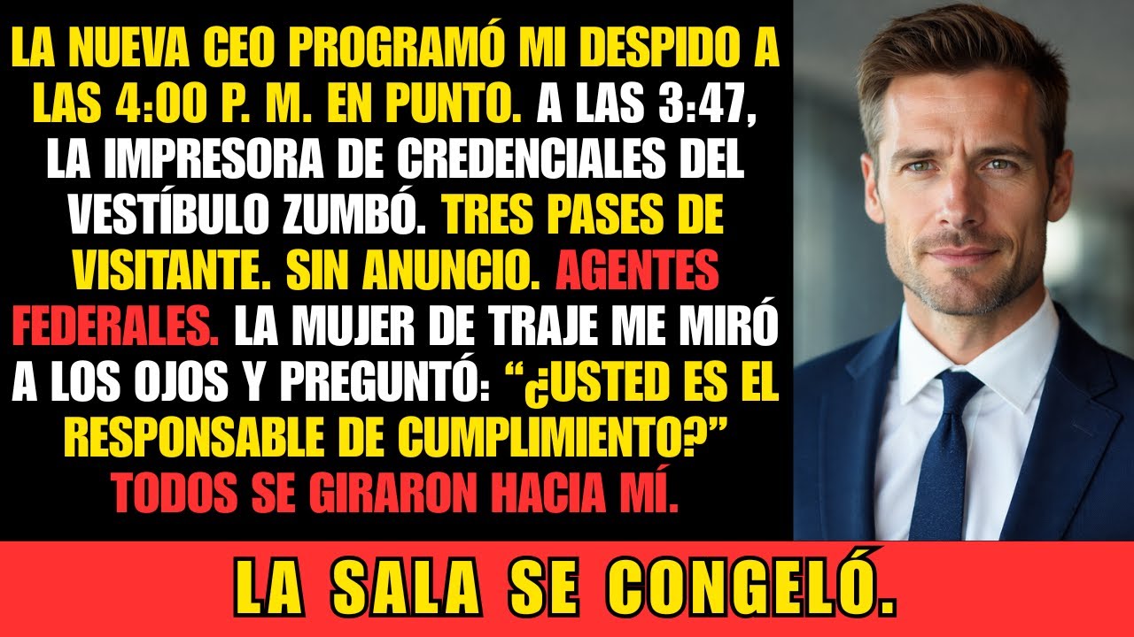 Programó mi despido a las 4:00… a las 4:05 llegaron agentes federales | Venganza corporativa