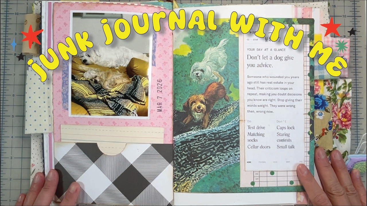 JUNK JOURNAL WITH ME |  MY HOROSCOPE SAID WHAT?!